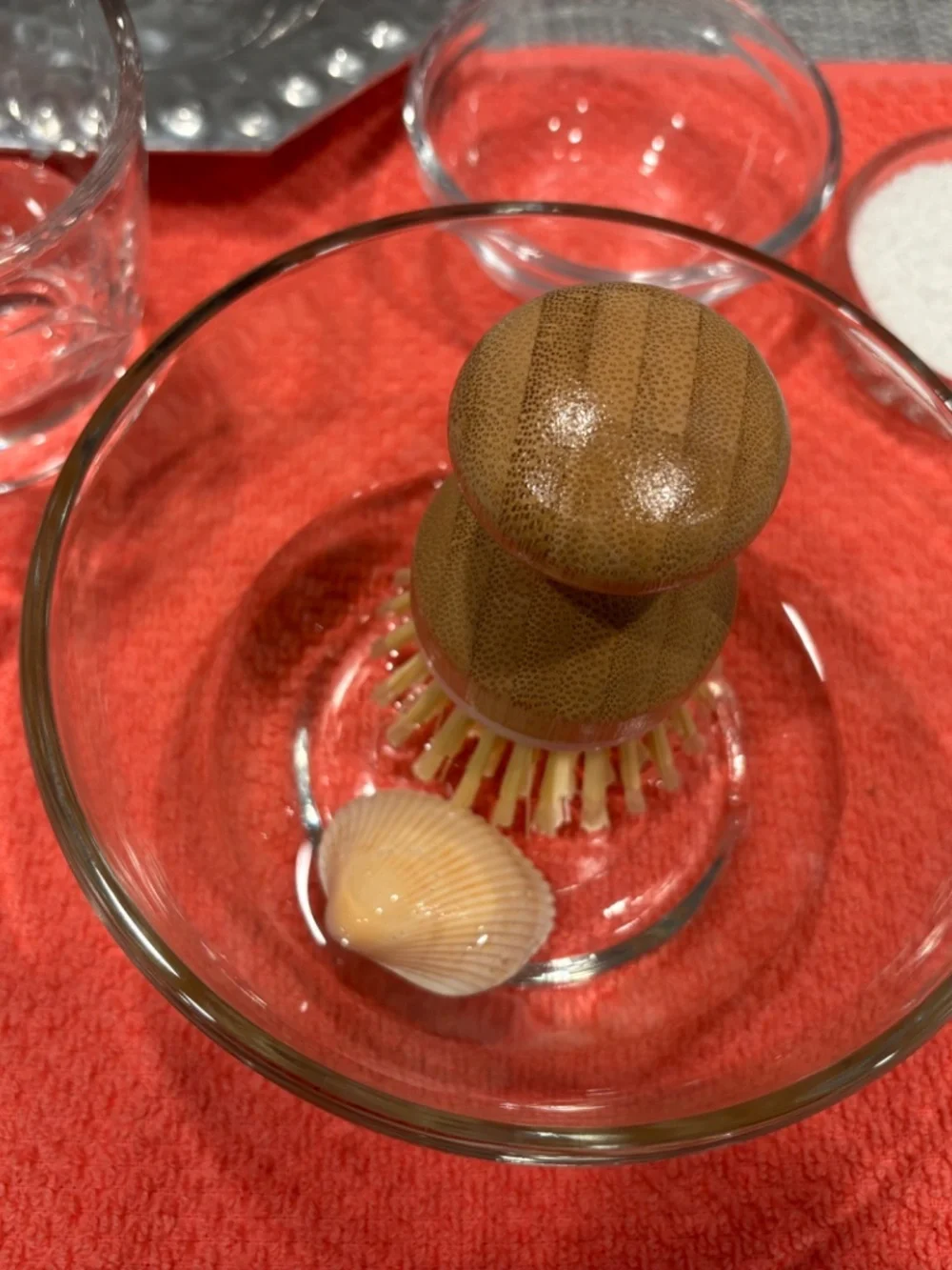 seashell washing practical life lesson by idlewild montessori